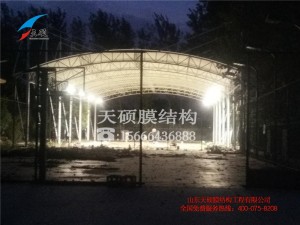 江蘇南京室外運動場全覆蓋膜結(jié)構(gòu)PTFE膜